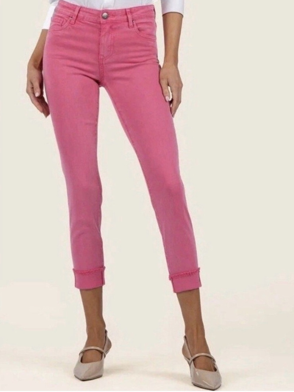 NWT Amy Crop Straight leg Jeans KUT from the KLOTH Sz 0